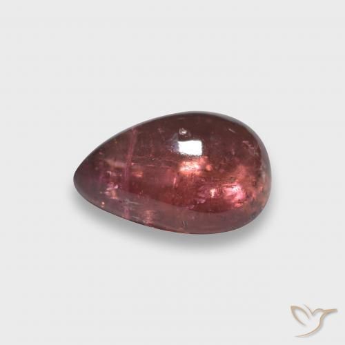 Tourmaline Cramoisi profond naturelle En forme de poire, 2.61 ct, Transparent