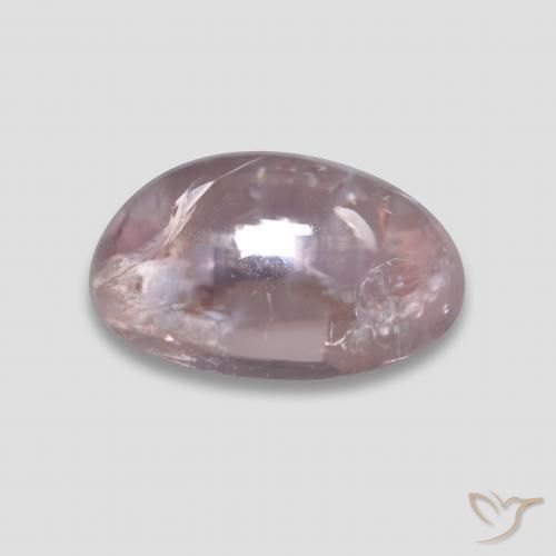 Tourmaline Rose clair naturelle ovale, 13.66 ct, Transparent