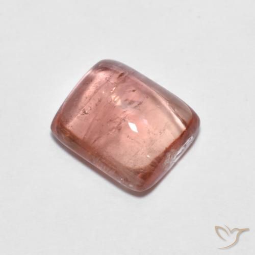 Tourmaline Rose rose profond naturelle Coussin, 2.85 ct, Transparent