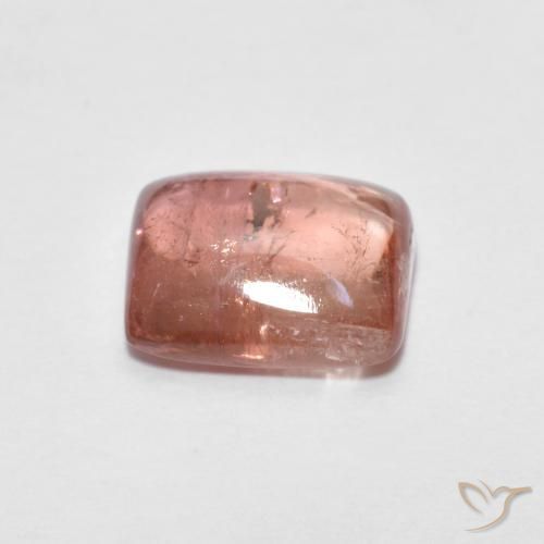 Tourmaline Rose rose profond naturelle Coussin, 2.85 ct, Transparent