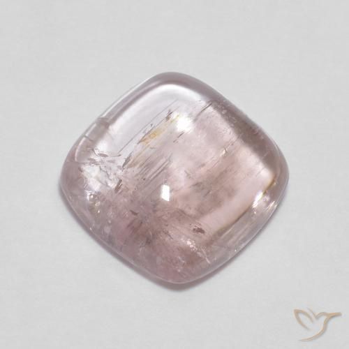 1.76ct Naturel Rose clair Tourmaline, Coussin, Transparent