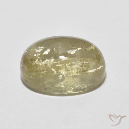 Tourmaline Jaune pâle naturelle ovale, 5.41 ct, Transparent