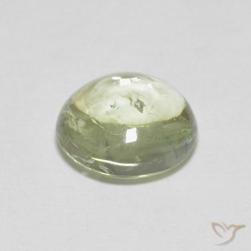 Tourmaline Vert jaunâtre naturelle Tour, 1.34 ct, Transparent