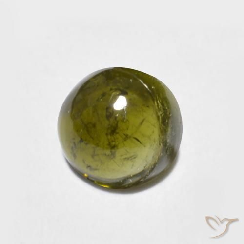 Tourmaline Vert foncé naturelle Tour, 0.68 ct, Translucide