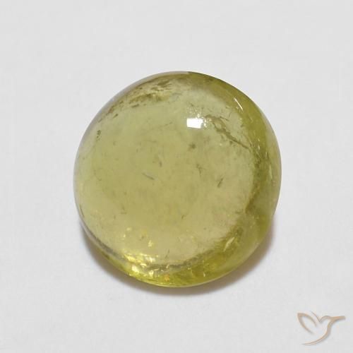 Tourmaline Jaune moutarde naturelle Tour, 0.97 ct, Transparent