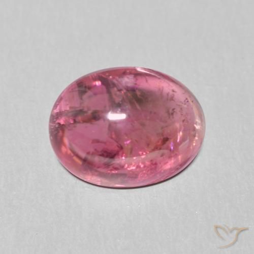 1.58ct Naturel Rouge framboises Tourmaline, ovale, Transparent