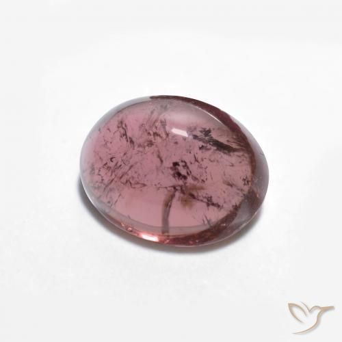 Tourmaline Violet foncé naturelle ovale, 1.57 ct, Transparent