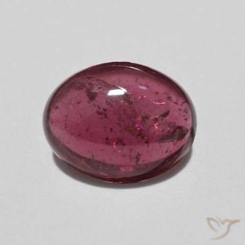 2.77ct Naturel Rouge framboises Tourmaline, ovale, Transparent