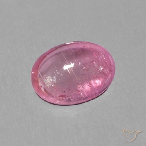 Tourmaline Rose moyen naturelle ovale, 1.51 ct, Transparent