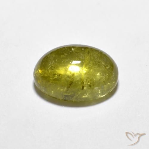 Tourmaline Vert clair naturelle ovale, 1.53 ct, Transparent