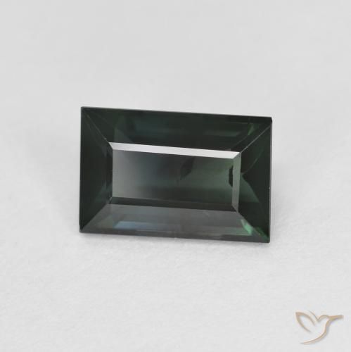 Tourmaline Vert moyen naturelle Baquette, 1.22 ct, VS
