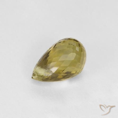 Tourmaline Brun moyen naturelle Briolette, 0.81 ct, VS