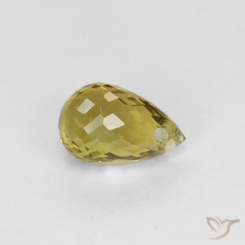 Tourmaline Brun moyen naturelle Briolette, 0.81 ct, VS