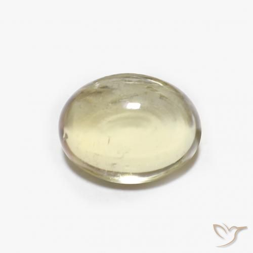 1.79ct Naturel Jaune pâle Tourmaline, ovale, Transparent