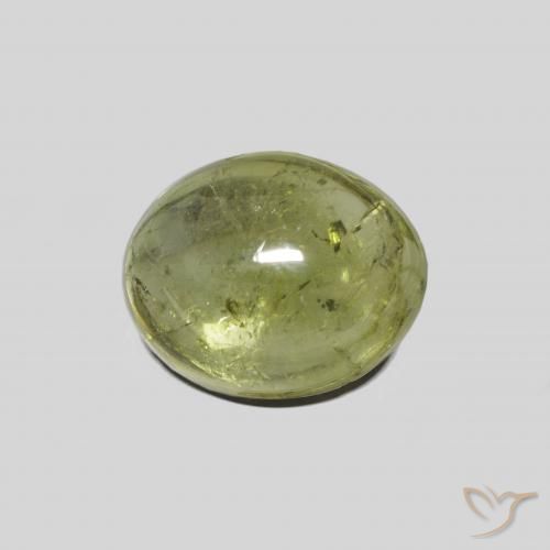 3.89ct Naturel Vert clair Tourmaline, ovale, Transparent