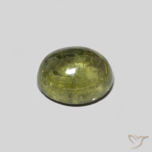 Tourmaline Vert clair naturelle ovale, 3.89 ct, Transparent
