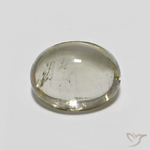 3.38ct Naturel Jaune moyen-léger Tourmaline, ovale, Transparent