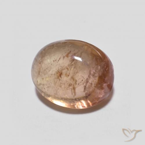 Tourmaline Light Grapefruit Pink naturelle ovale, 2.70 ct, Transparent