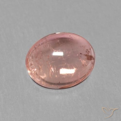 Tourmaline Rose naturelle ovale, 0.98 ct, Transparent