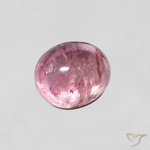 Tourmaline Rose clair naturelle ovale, 0.92 ct, Transparent