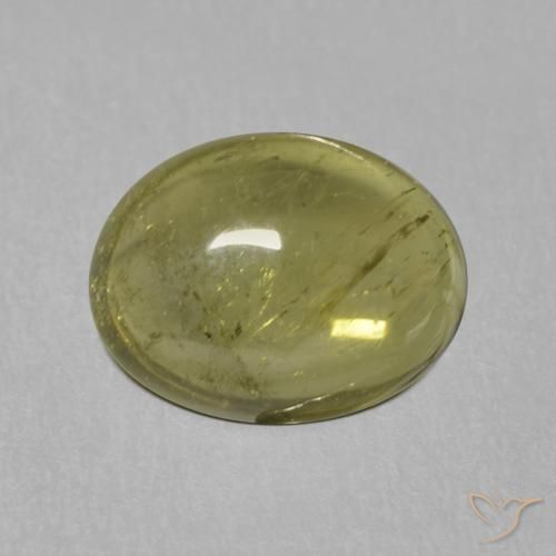 1.22ct Naturel Vert moyen Tourmaline, ovale, Transparent