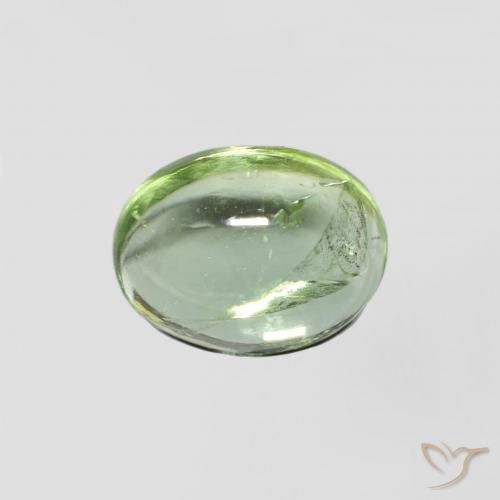 1.44ct Naturel Vert chaud Tourmaline, ovale, Transparent
