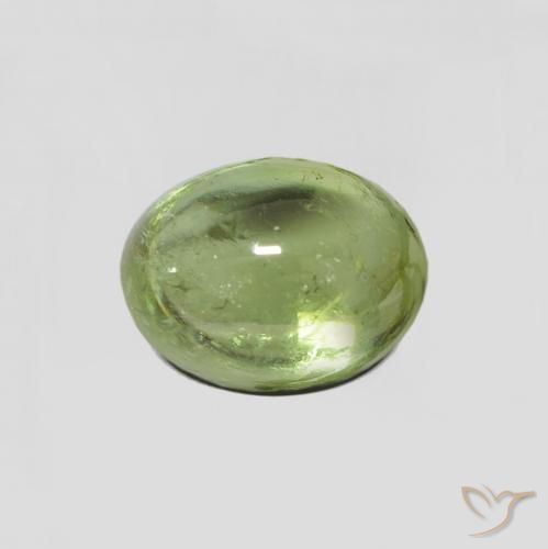 2.24ct Naturel Forêt verte Tourmaline, ovale, Transparent