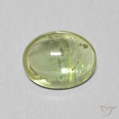 1.57ct Naturel Vert chaud Tourmaline, ovale, Transparent