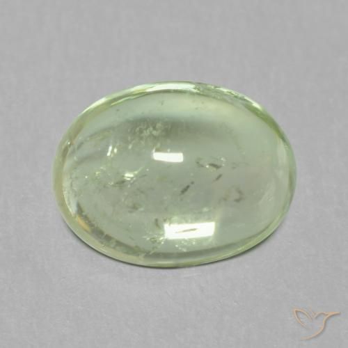 1.62ct Naturel Vert clair Tourmaline, ovale, Transparent