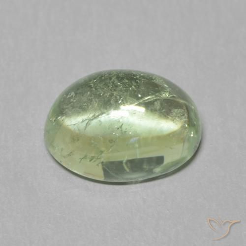 Tourmaline Vert clair naturelle ovale, 1.62 ct, Transparent