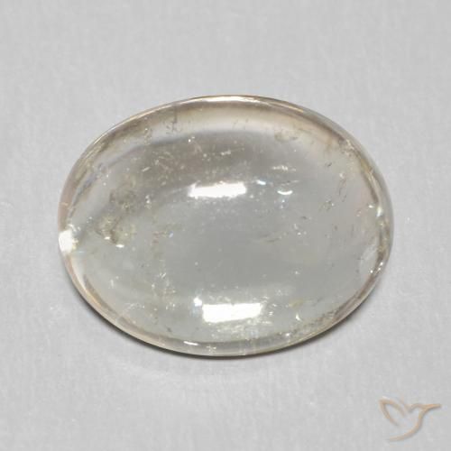 2.98ct Naturel Gris très clair Tourmaline, ovale, Transparent
