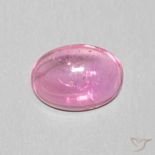 Tourmaline Pourpre moyen naturelle ovale, 1.18 ct, Transparent