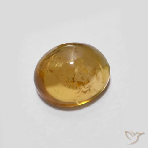Tourmaline Or naturelle ovale, 0.78 ct, Transparent