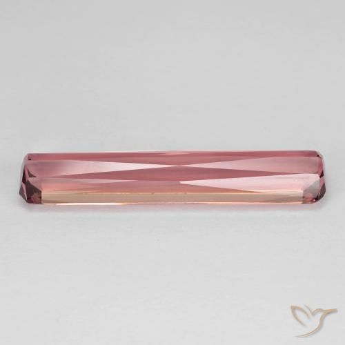 Tourmaline Rose moyen naturelle Octogone / coupe Émeraude, 4.87 ct, VVS-VS