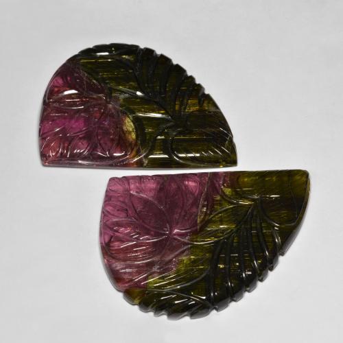 Shop natural 124.15ct Pastèque Tourmaline gems, Fantaisie, from Mozambique at GemSelect. In stock, global shipping!