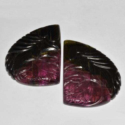 Shop natural 124.15ct Pastèque Tourmaline gems, Fantaisie, from Mozambique at GemSelect. In stock, global shipping!