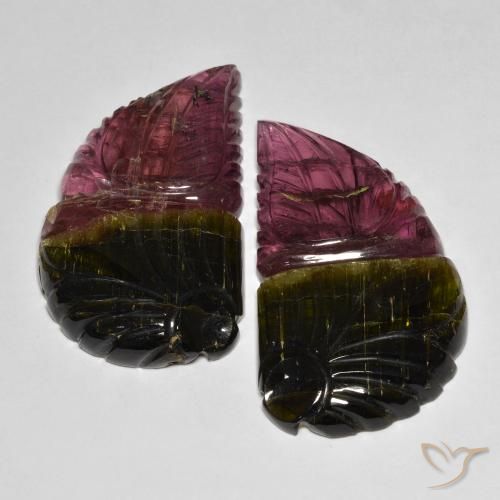 Shop natural 82.79ct Bicolore Tourmaline gems, Fantaisie, from Mozambique at GemSelect. In stock, global shipping!