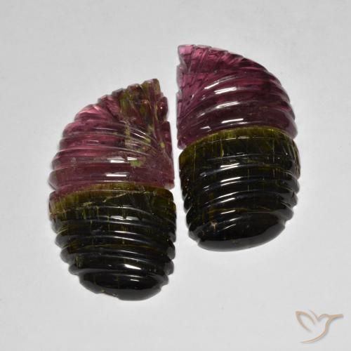 Shop natural 89.04ct Bicolore Tourmaline gems, Fantaisie, from Mozambique at GemSelect. In stock, global shipping!
