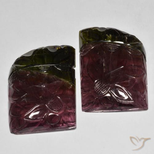 Shop natural 89.72ct Bicolore Tourmaline gems, Fantaisie, from Mozambique at GemSelect. In stock, global shipping!