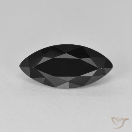 Tourmaline Schorl naturelle Marquise, 3.31 ct, Opaque