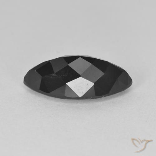 Tourmaline Schorl naturelle Marquise, 3.31 ct, Opaque