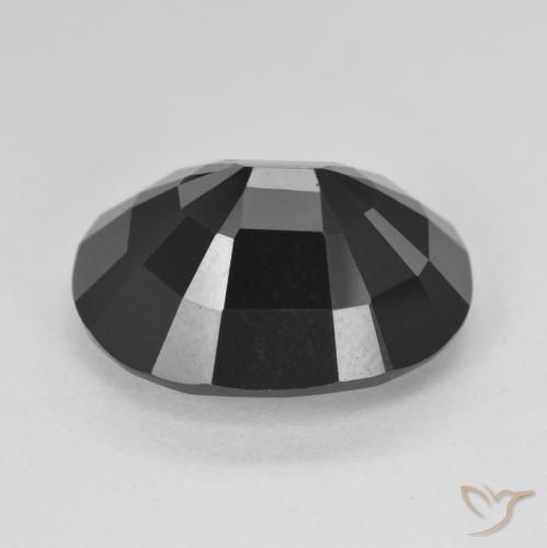 Tourmaline Schorl naturelle ovale, 10.38 ct, Opaque