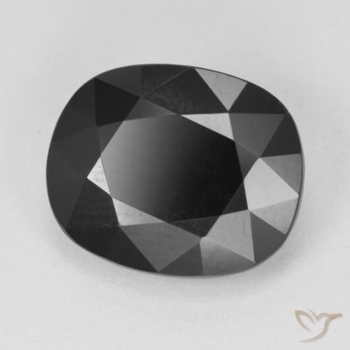 Tourmaline Schorl naturelle Coussin, 4.97 ct, Opaque