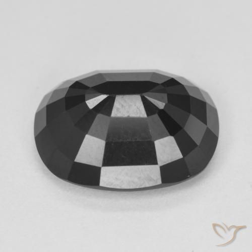 Tourmaline Schorl naturelle Coussin, 4.97 ct, Opaque