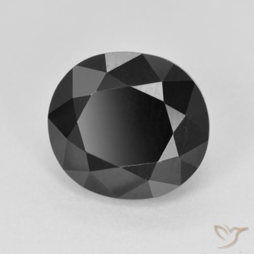 5.50ct Naturel Schorl Tourmaline, ovale, Opaque
