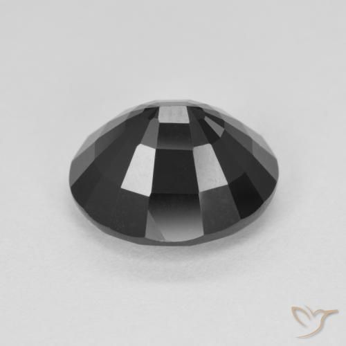 Tourmaline Schorl naturelle ovale, 4.33 ct, Opaque