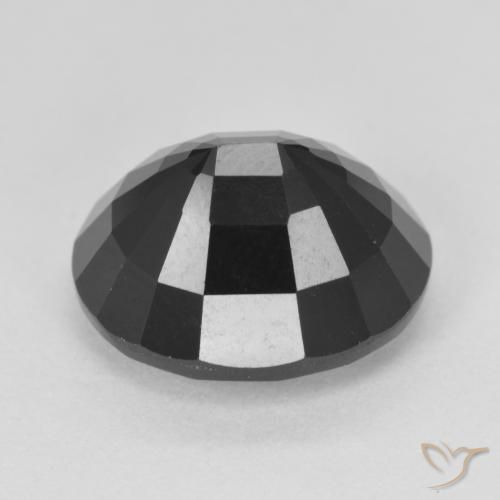Tourmaline Schorl naturelle ovale, 6.42 ct, Opaque
