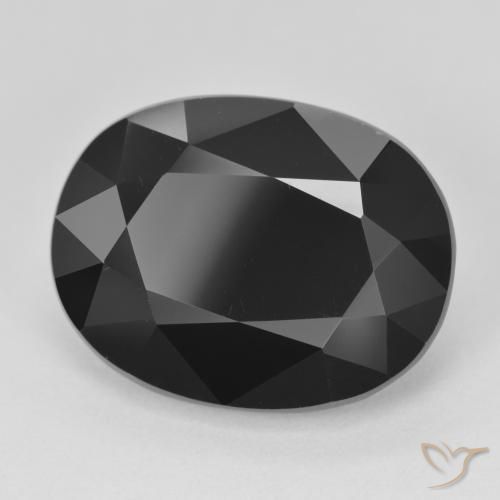 Tourmaline Schorl naturelle ovale, 17.83 ct, Opaque