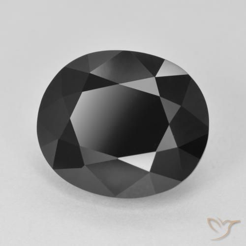 8.54ct Naturel Schorl Tourmaline, ovale, Opaque