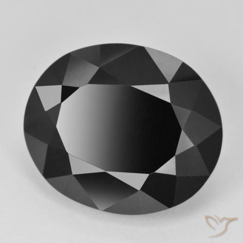 18.79ct Naturel Schorl Tourmaline, ovale, Opaque